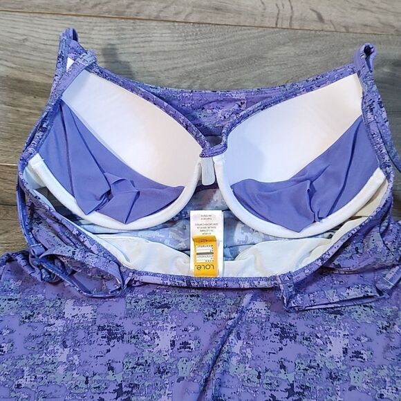 Lole‎ Size Small Women's Adjustable Spaghetti Strap Tankini Top - Picture 6 of 9